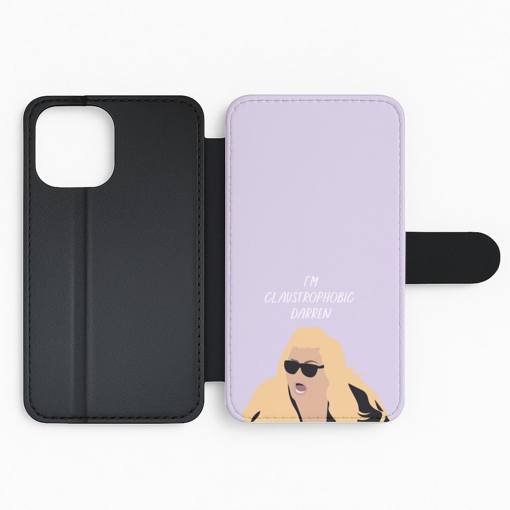 I'm Claustrophobic Darren - British Pop Culture Flip Phone Case