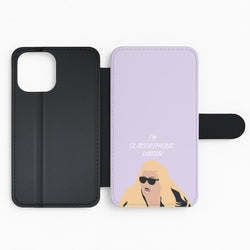 I'm Claustrophobic Darren - British Pop Culture Flip Phone Case