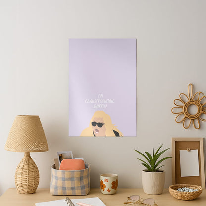I'm Claustrophobic Darren - British Pop Culture Art Print