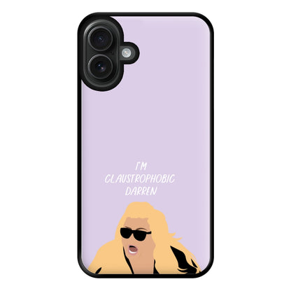 I'm Claustrophobic Darren - British Pop Culture Phone Case for iPhone 16 Plus