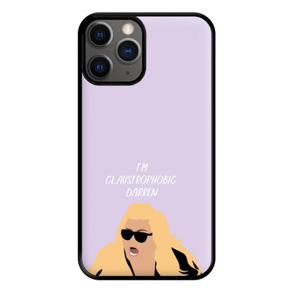 I'm Claustrophobic Darren - British Pop Culture Phone Case for iPhone 12 Pro Max