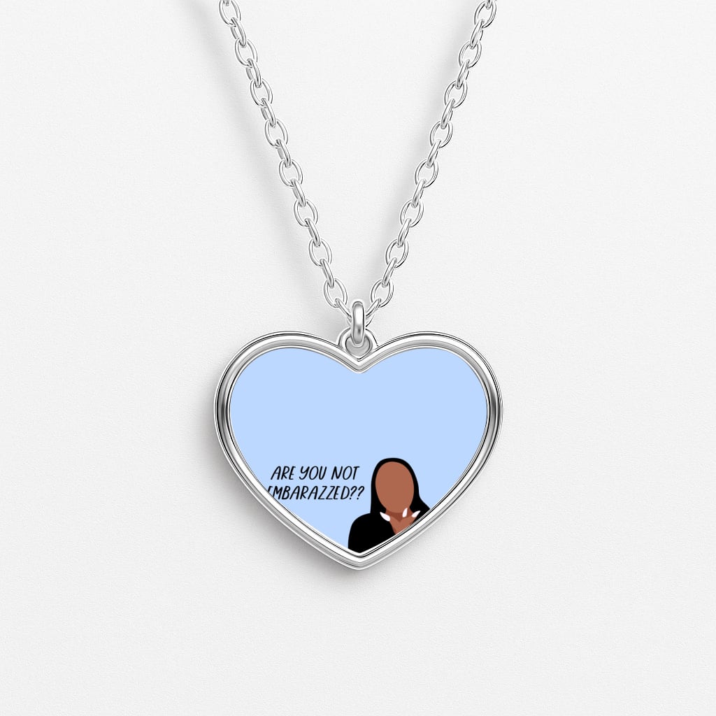Are You Not Embarazzed? - British Pop Culture Heart Necklace