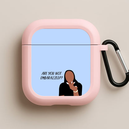 Are You Not Embarazzed? - British Pop Culture Pink AirPods Case