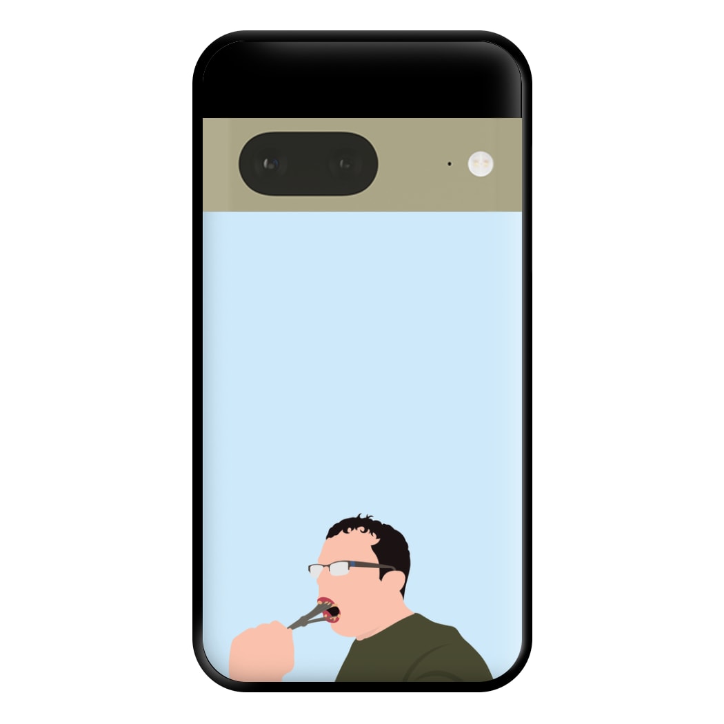 Whisker Gobble - British Pop Culture Phone Case for Google Pixel 7a