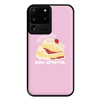 Bon Appetite - British Pop Culture Phone Case for Galaxy S20 Ultra