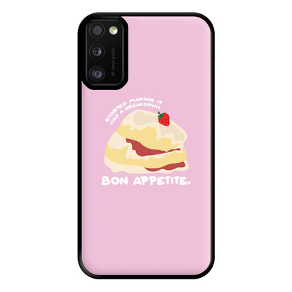 Bon Appetite - British Pop Culture Phone Case for Galaxy A41