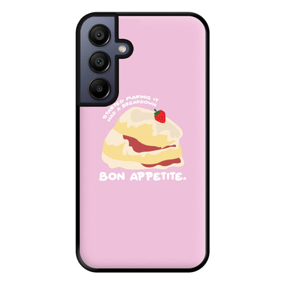 Bon Appetite - British Pop Culture Phone Case for Galaxy A15