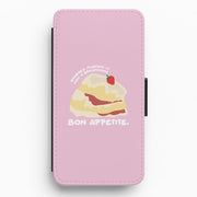 Bon Appetite - British Pop Culture Flip / Wallet Phone Case 1