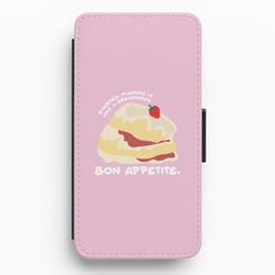Bon Appetite - British Pop Culture Flip / Wallet Phone Case