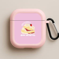 Bon Appetite - British Pop Culture Pink AirPods Case