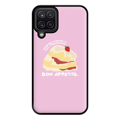 Bon Appetite - British Pop Culture Phone Case for Galaxy A12