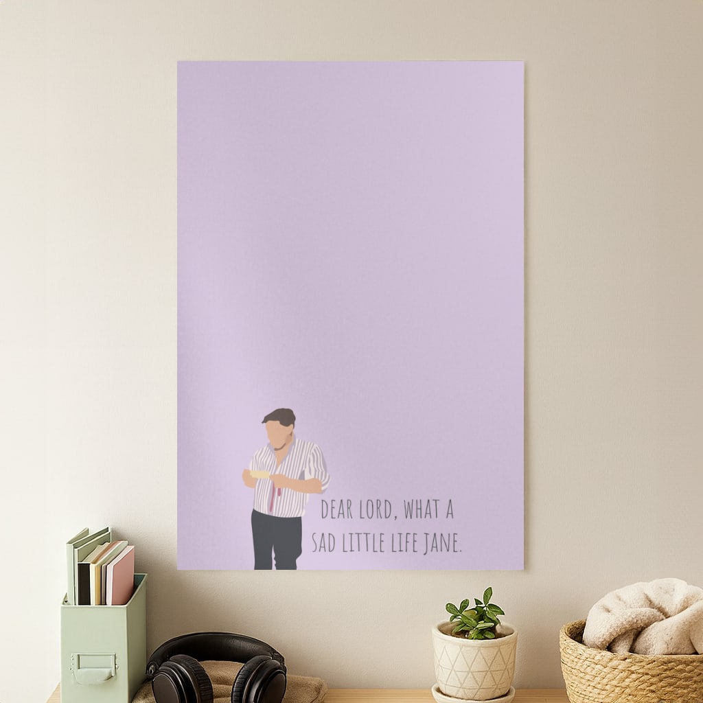 Sad Little Life Jane - British Pop Culture Poster