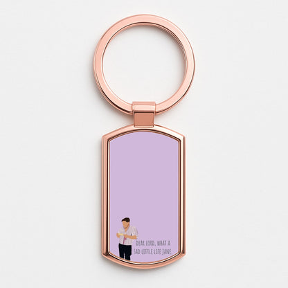 Sad Little Life Jane - British Pop Culture Rose Gold Keyring