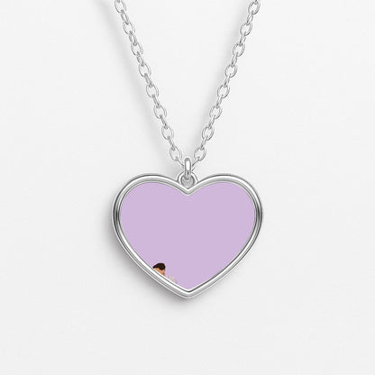 Sad Little Life Jane - British Pop Culture Heart Necklace