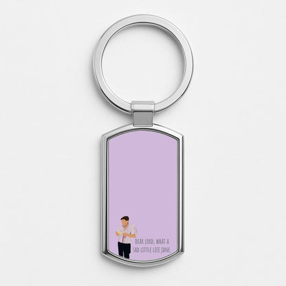 Sad Little Life Jane - British Pop Culture Silver Keyring