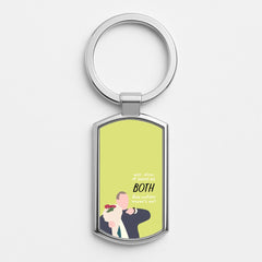 Seems We Both Have Autism - British Pop Culture Luxury Keyring