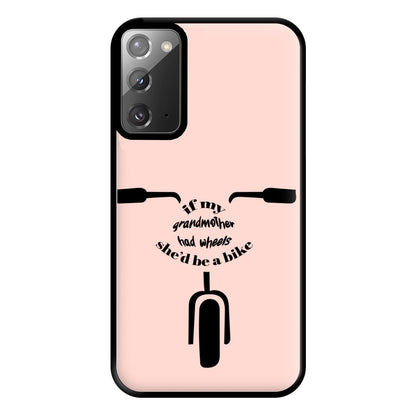 If My Grandmother Had Wheels - British Pop Culture Phone Case for Galaxy Note 20 Ultra