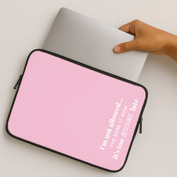 It's Too Bleeding Late - British Pop Culture MacBook Case