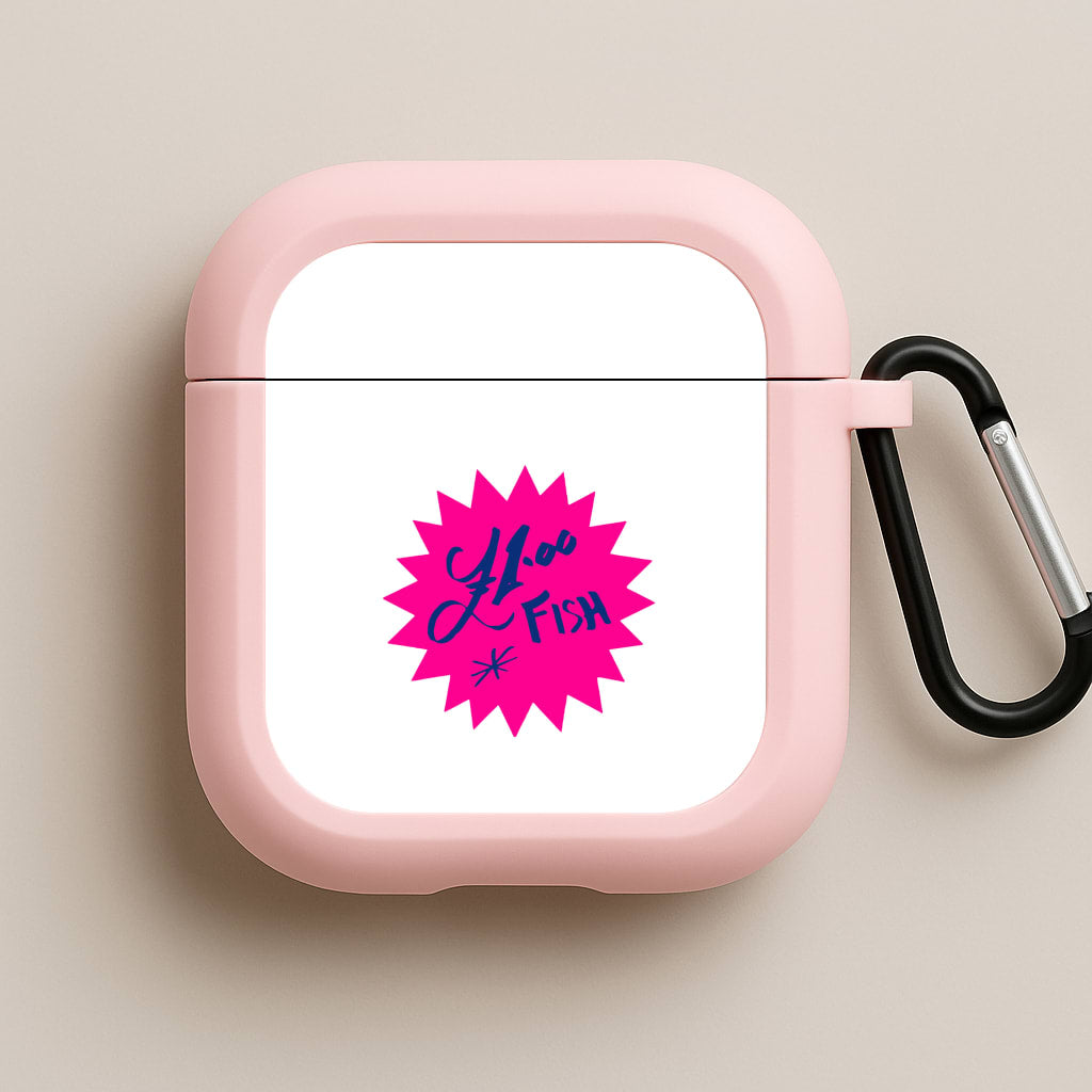 One Pound Fish - British Pop Culture Pink AirPods Case