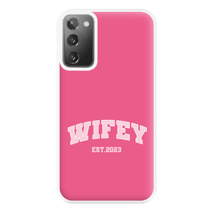 Wifey 2023 - Bridal Phone Case for Galaxy Note 20 Ultra