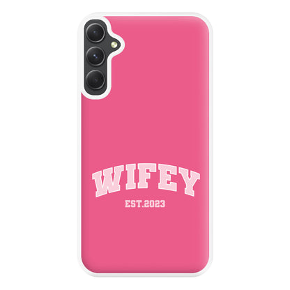 Wifey 2023 - Bridal Phone Case for Galaxy A14