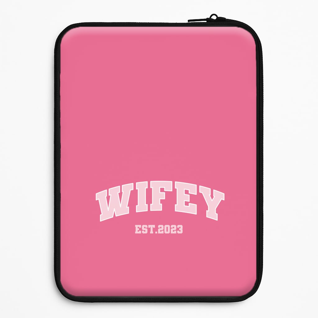 Wifey - Bridal Laptop Sleeve