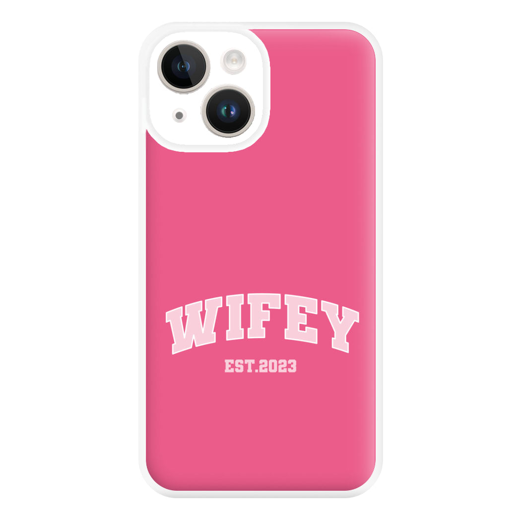 Wifey 2023 - Bridal Phone Case for iPhone 14