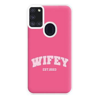 Wifey 2023 - Bridal Phone Case for Galaxy A21s