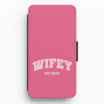 Wifey - Bridal Flip / Wallet Phone Case