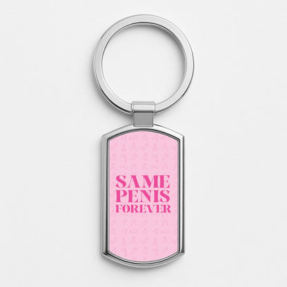 Same Forever - Bridal Silver Keyring