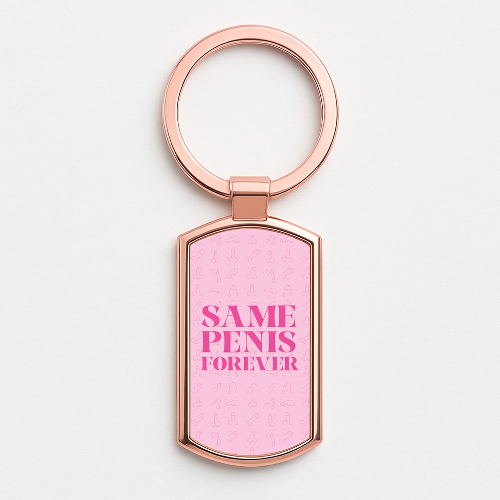 Same Forever - Bridal Rose Gold Keyring
