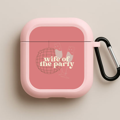 Wife Of The Party - Bridal Pink AirPods Case