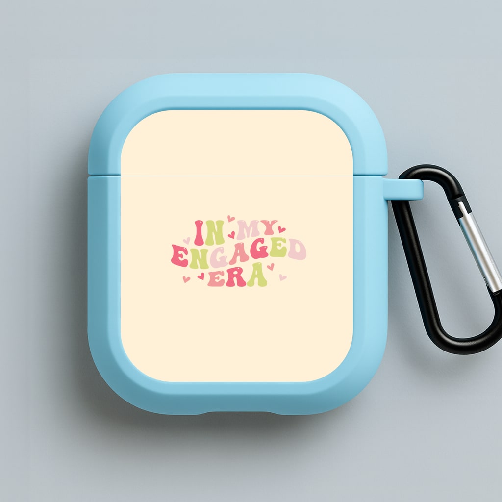 In My Engaged Era - Bridal Blue AirPods Case