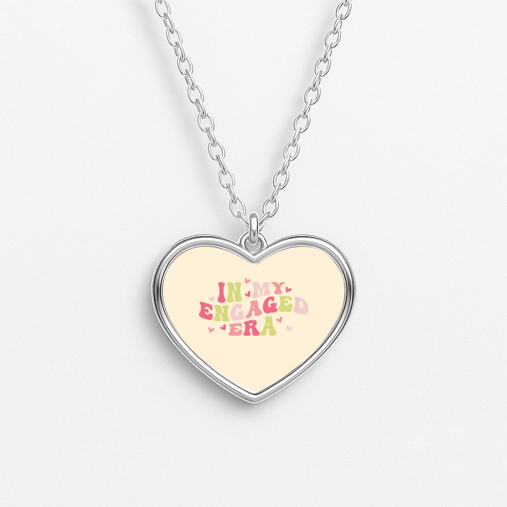 In My Engaged Era - Bridal Heart Necklace
