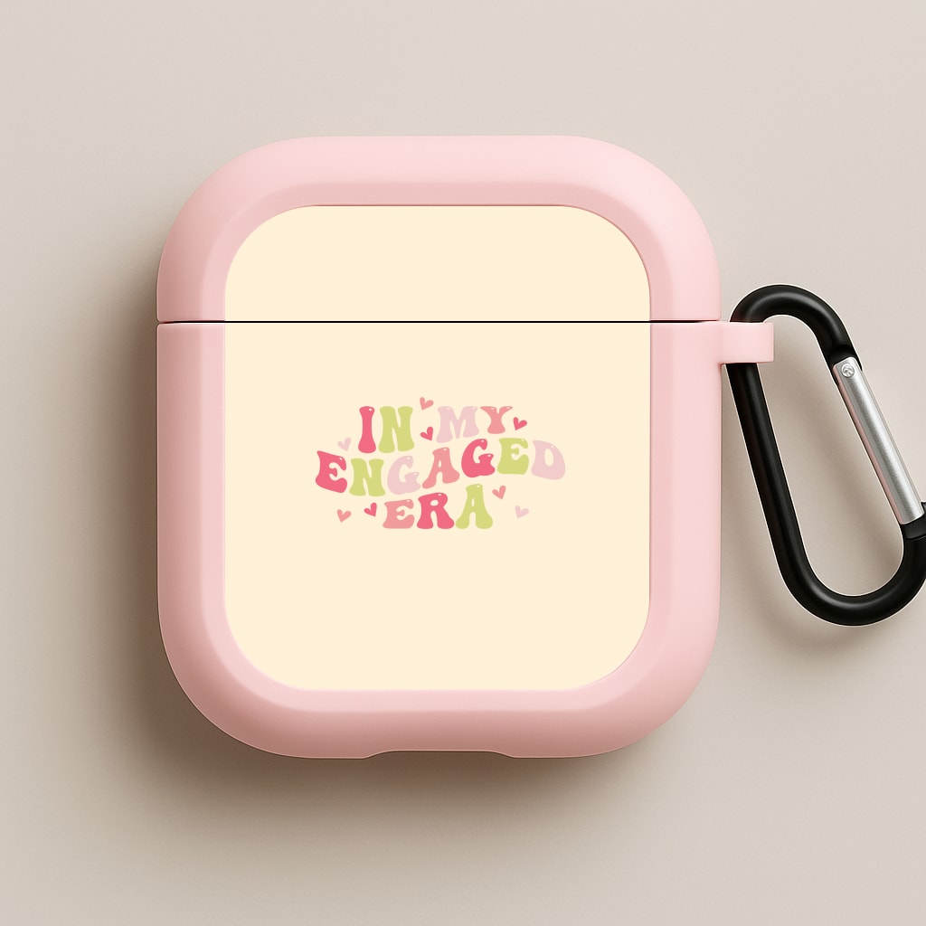 In My Engaged Era - Bridal Pink AirPods Case