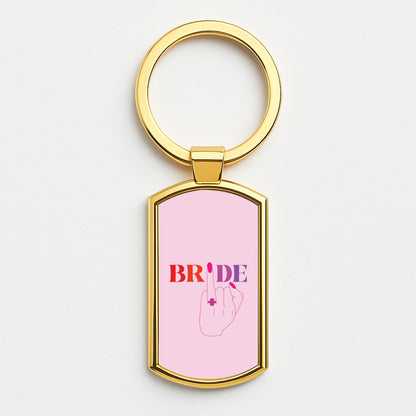 Bride - Bridal  Gold Keyring