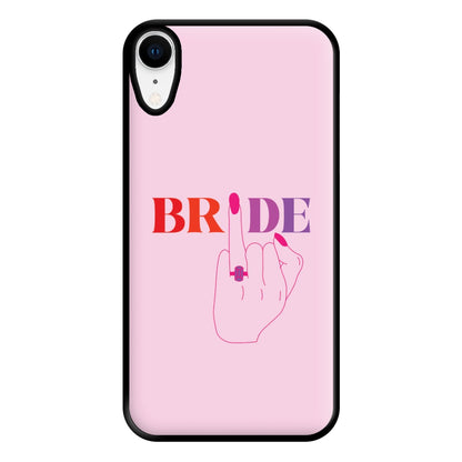 Bride - Bridal  Phone Case for iPhone XR