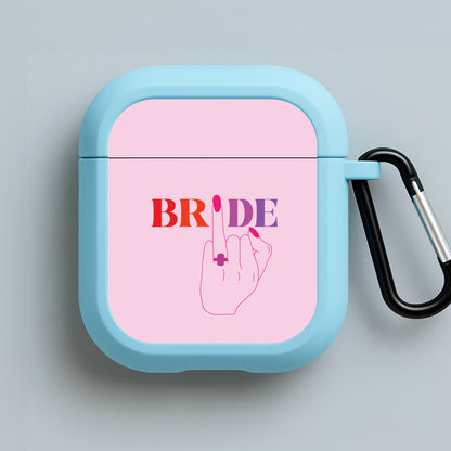 Bride - Bridal  Blue AirPods Case