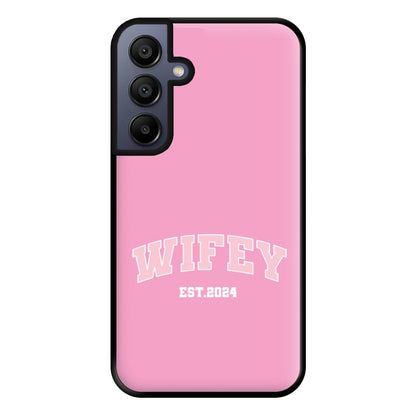 Wifey 2024 - Bridal Phone Case for Galaxy A15