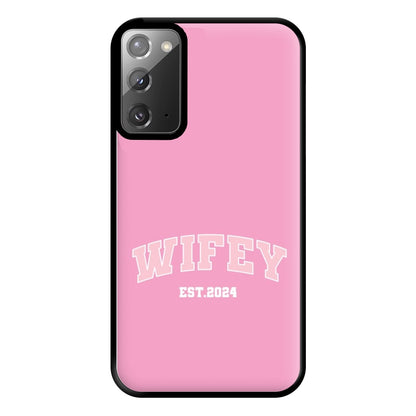 Wifey 2024 - Bridal Phone Case for Galaxy Note 20 Ultra