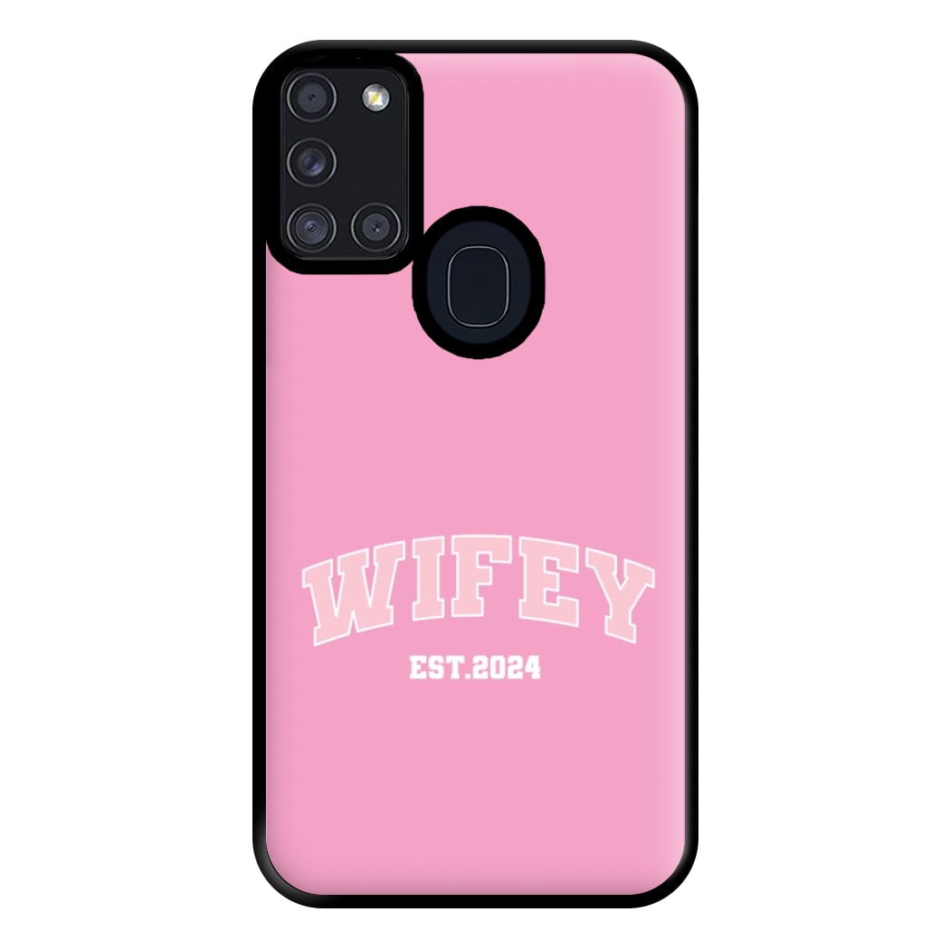 Wifey 2024 - Bridal Phone Case for Galaxy A21s