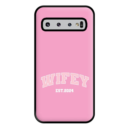 Wifey 2024 - Bridal Phone Case for Galaxy S10 Plus