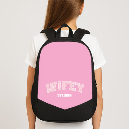 Wifey 2024 - Bridal Large School Bag