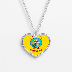 Los Pollos Hermanos Heart Necklace