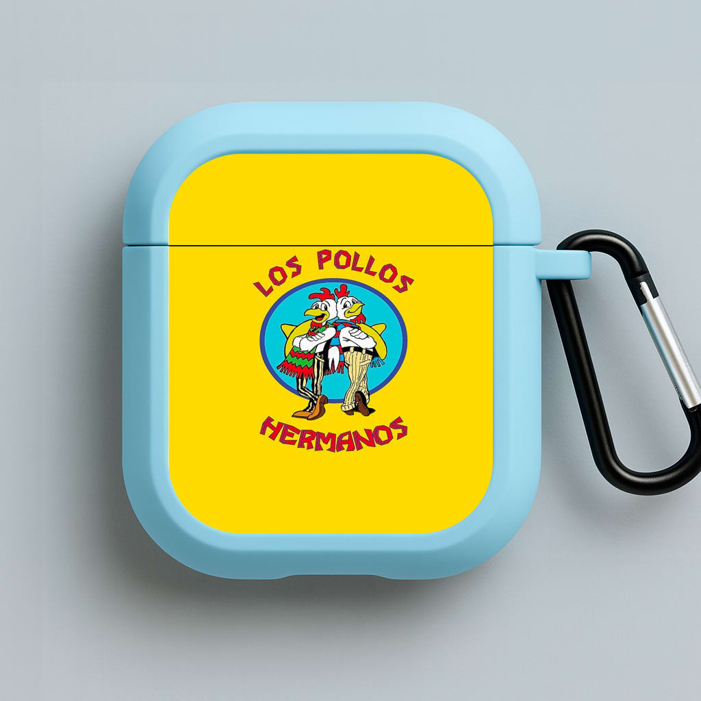 Los Pollos Hermanos Blue AirPods Case