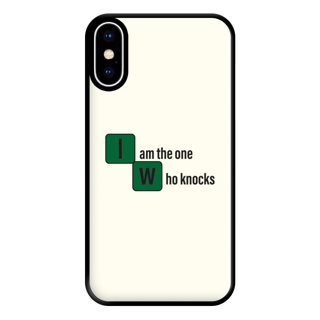 I Am The One Who Knocks Phone Case for iPhone XS Max