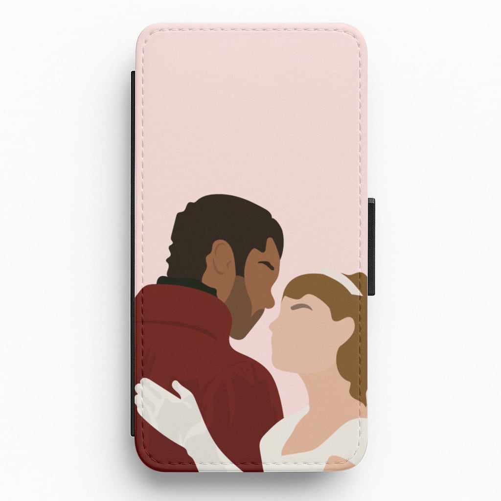 Daphne & Simon Cartoon - Bridgerton Flip / Wallet Phone Case