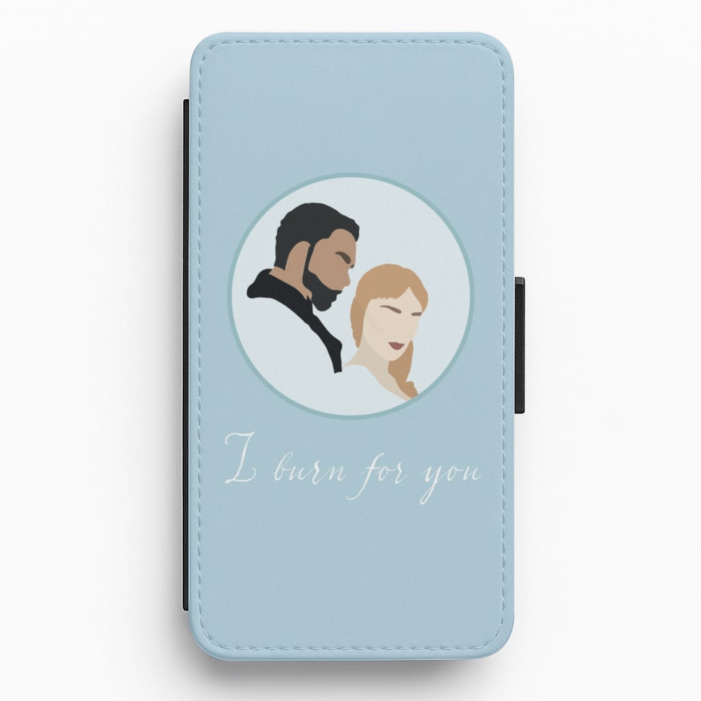 I Burn For You - Bridgerton Flip / Wallet Phone Case