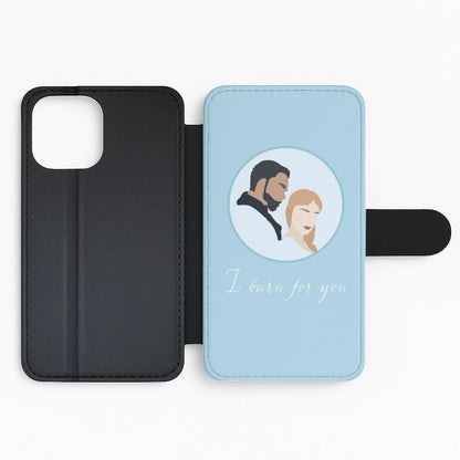 I Burn For You - Bridgerton Flip Phone Case