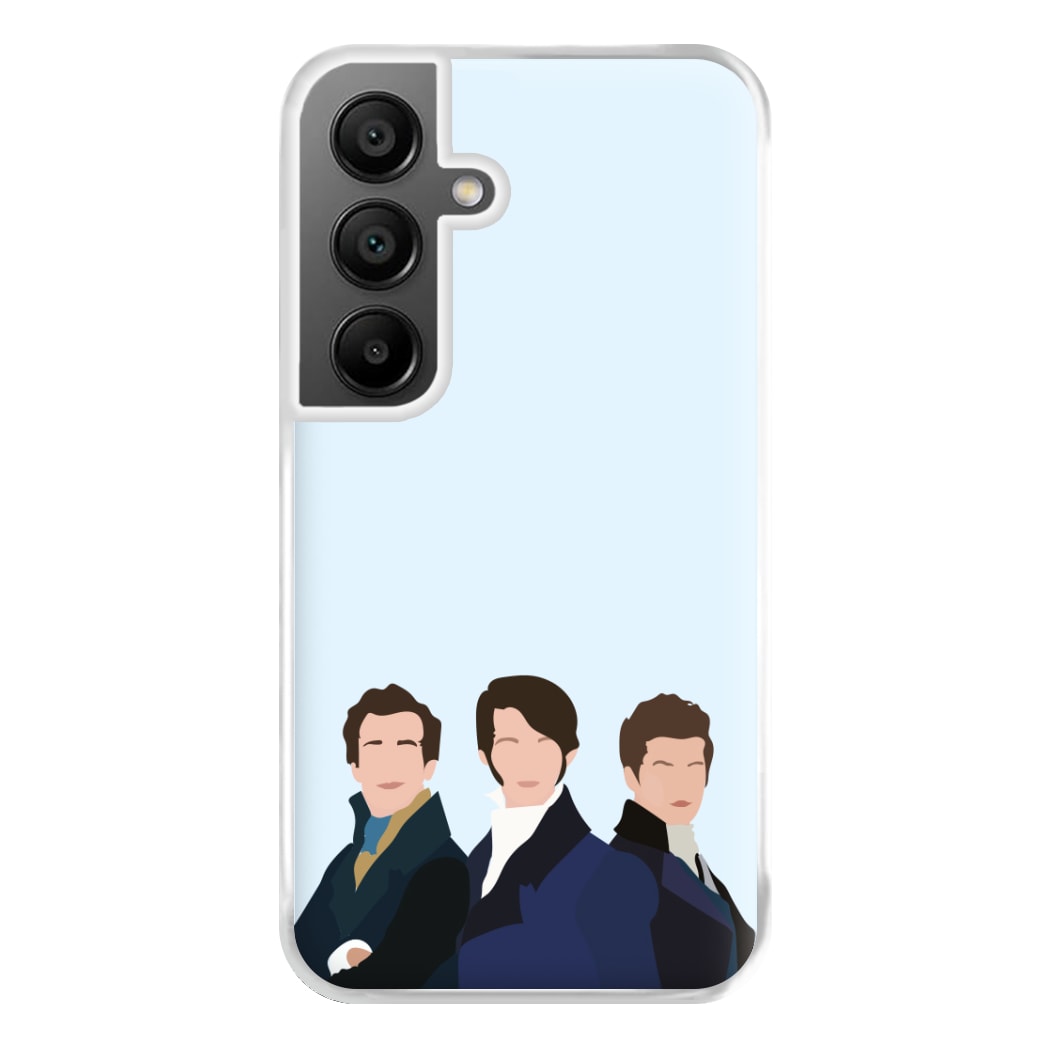 Regency Era Boys Phone Case for Galaxy A55